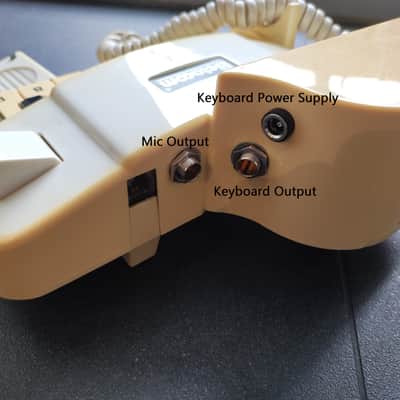 LO-FI Vintage Phone Grand Piano Shaped Microphone 1980's - White image 4