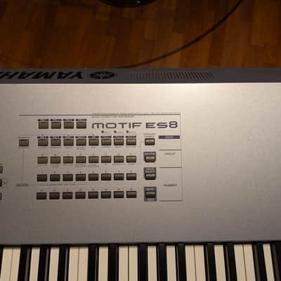 Yamaha Motif ES 8 Synth with flight case, pedals & cables image 3