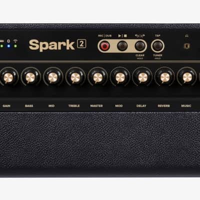 50W PG Spark 2 WITH BATTERY - Digital Modeling Guitar Combo Amp - Black Bild 4