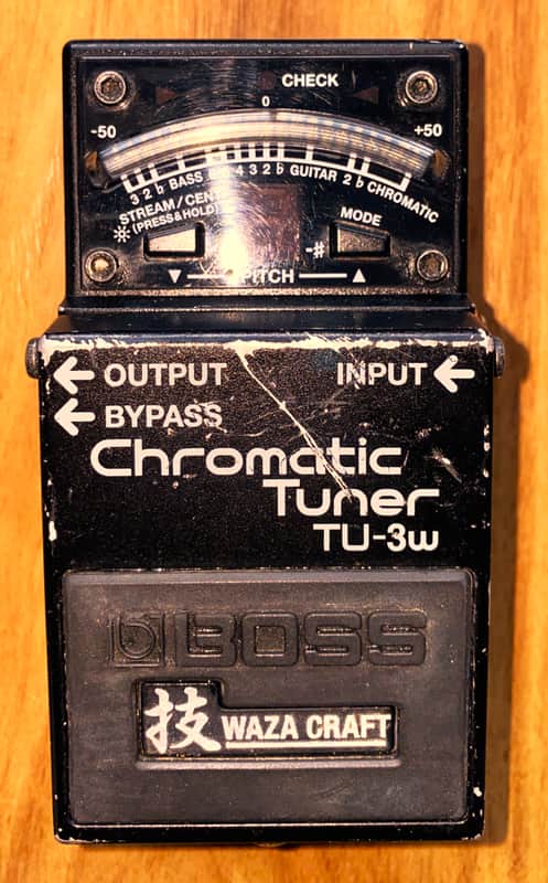 Boss TU-3W Waza Craft Chromatic Tuner with Bypass Premium Tuner and Signal Buffer in One Pedal! image 1
