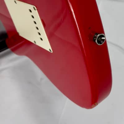Aria Budweiser Branded Electric Guitar Body Loaded 2000’s - Red image 17
