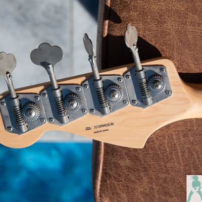 2020 Fender Hybrid Jazz Bass with Maple Fretboard - Indigo - Made in Japan - Pro Set Up w Perfect Frets/Action/Intonation! image 6