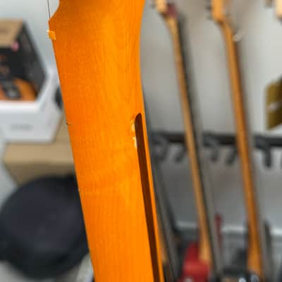 B-Stock David Gilmour Candy Apple Red Fender Stratocaster - Classic 50s Lacquer EMG DG-20 image 4