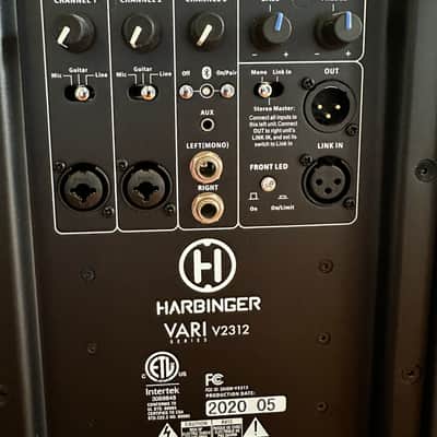 Harbinger VARI V2312 2000-Watt Active PA Speaker with Bluetooth 2019 - Present - Black image 3