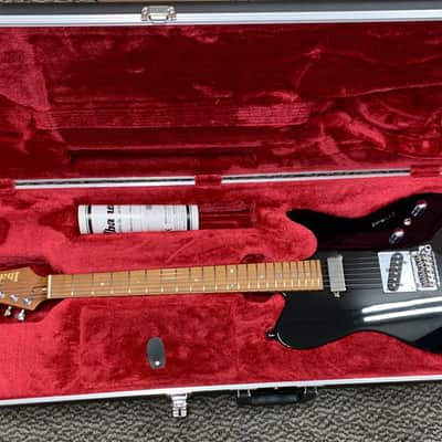Ibanez Model AZS2200 BK Prestige Electric Guitar, Gloss Black with Hard Case image 1