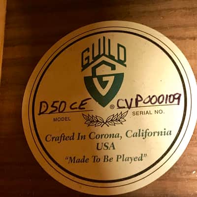 Guild D-50 CE Corona, Rosewood image 11