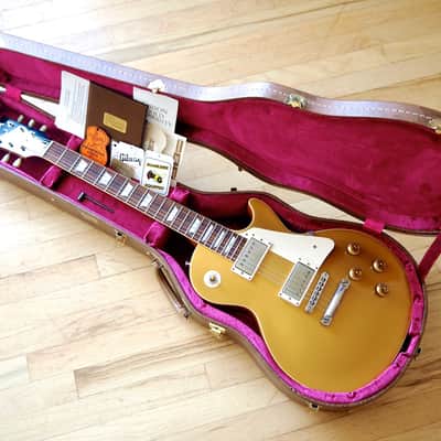 2012 Gibson Les Paul R7 Custom Shop 1957 Historic Reissue Goldtop Near Mint VOS w/ ohsc image 22