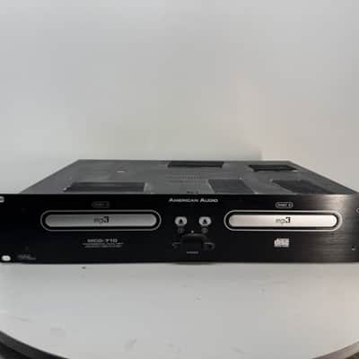 American Audio MCD-710 Dual CD MP3 Player Rack Mount 2U DJ Pro Audio image 1