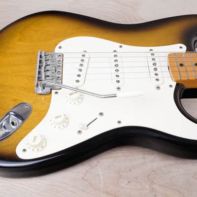 Fender Limited Edition 40th Anniversary 1954 Reissue Stratocaster with Maple Fretboard 1994 Brown Sunburst USA American Vintage AVRI w/ OHSC image 7