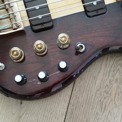 Ibanez Musician MC-940DS Fretless Sting 1980 Wood image 9