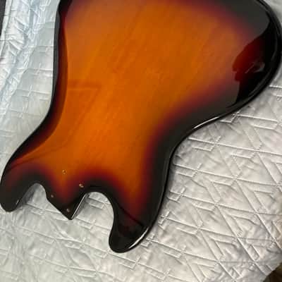 Squier Jazz bass body - Sunburst image 10