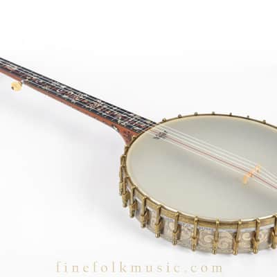 1900s UNKNOWN PRESENTATION 5-STRING BANJO image 16