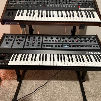 Oberheim OB-X8 61-Key 8-Voice Synthesizer 2022 - Present - Black with Wood Sides