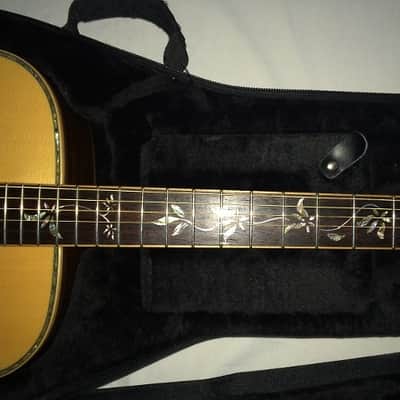 ALVAREZ-PD-100S-ACOUSTIC-TREE-of-LIFE-GUITAR-W-CASE-Exce image 8