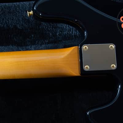 2018 Fender Japan Traditional 60s Precision Bass Midnight – Matching Headstock, Gold Hardware, MIJ, Hard Case image 10