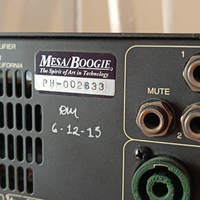 Immagine Mesa Boogie M6 Carbine 600-Watt Rackmount Bass Amp Head 2008 - 2017 - Black - 11