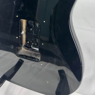 Unbranded Strat Style Electric Guitar Body - Black image 12