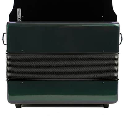Mint Hohner Corona II MIG - Next Generation Diatonic Accordion G/C/F Green to Gold image 2
