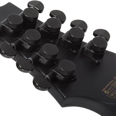 Schecter PT-8 MS Black Ops - Satin Black Open Pore (622) image 4
