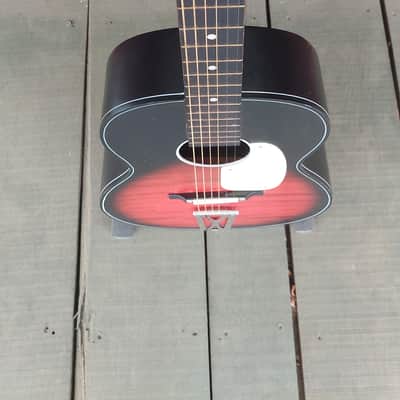 Vintage Orpheus Steel Neck, Sunburst Finish Acoustic Guitar image 3