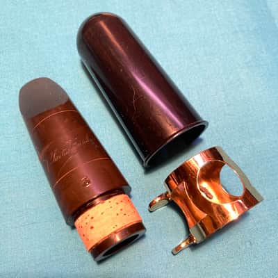 Bundy #3 Clarinet Mouthpiece-Hard Rubber-Made c.1960's-New Cork-w/Lig and Cap image 1