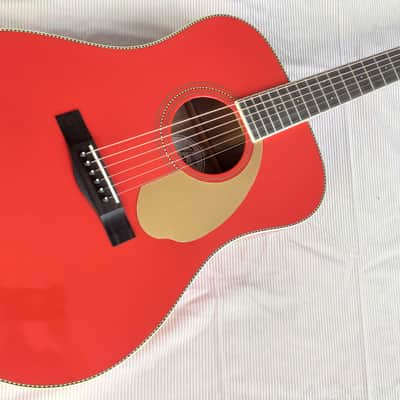 Fender FSR Paramount PM-1E Deluxe Limited Edition * fine and rare all solid Dreadnought guitar * sounds/plays/looks really great! Fiesta red finish is outstanding * comes with original Fender hard shell case * image 2