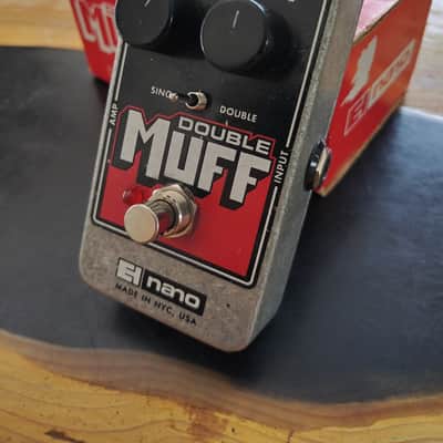Electro-Harmonix Double Muff Nano Fuzz 2010 - 2020 - Black / Red / Metal image 3