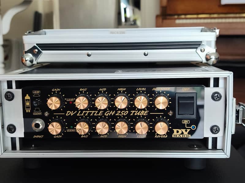 DV Mark DV Little GH 250 Tube Greg Howe Signature 2-Channel 250-Watt Guitar Amp Head 2019 - Present - Black image 1