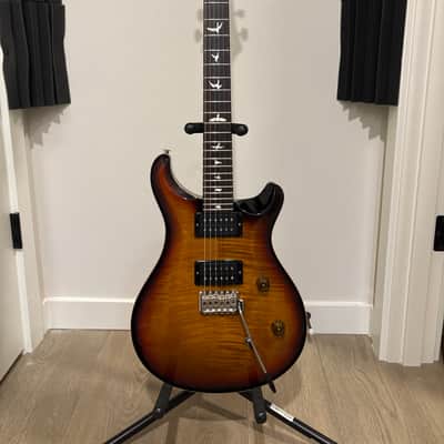 PRS CE-24 Amber Sunburst 2022 - with Black Satin neck image 1