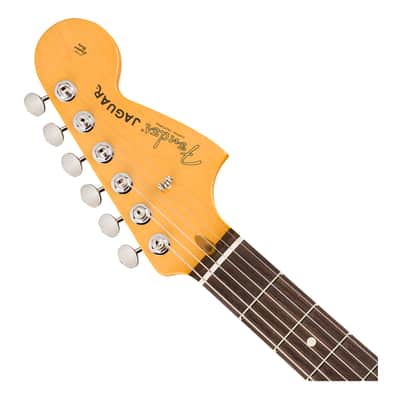 Used Fender American Professional Classic Jaguar - Faded Firemist Gold image 4