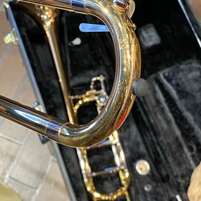 Yamaha YSL584G F Trigger Trombone with case image 11
