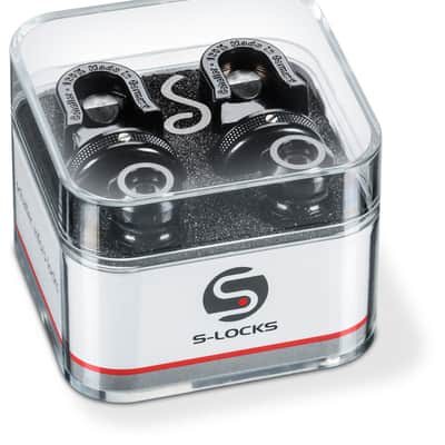 SCHALLER S-Locks Set (Paar) black Gitarrengurt-Wechsel- und Sicherungssystem image 2
