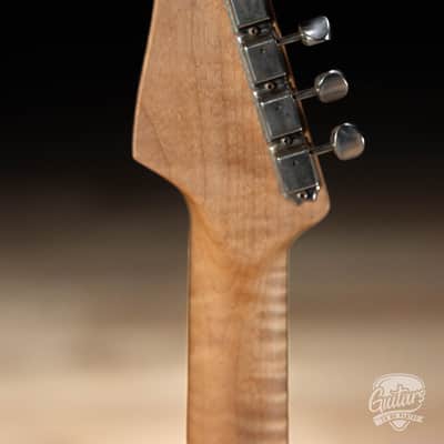 Xotic XSC-2 Swamp Ash HSS S-Style w/ Roasted Flame Maple Neck – Lake Placid Blue image 6
