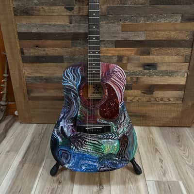Kay Guitars K-500 1970'S-1980'S - HAND PAINTED TOP GLOSS BACK image 1