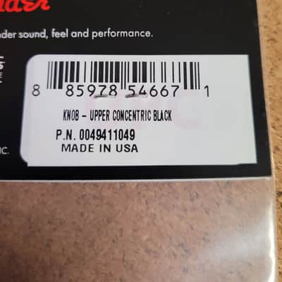 Fender Upper Concentric Knob, Black image 2