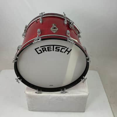 Gretsch 1950’s Broadcaster 3-ply red sparkle drum kit. 20-13-16-14x5 1/2 image 3