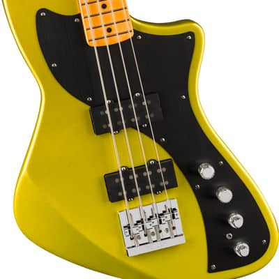Fender American Ultra II Meteora Bass, Maple Fingerboard, Solar Flare image 5