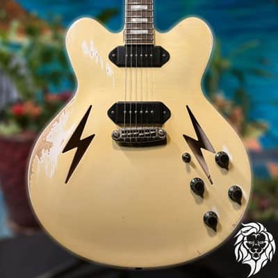 Rock N' Roll Relics Lightning P90 Aged White 241809 NAMM! image 1