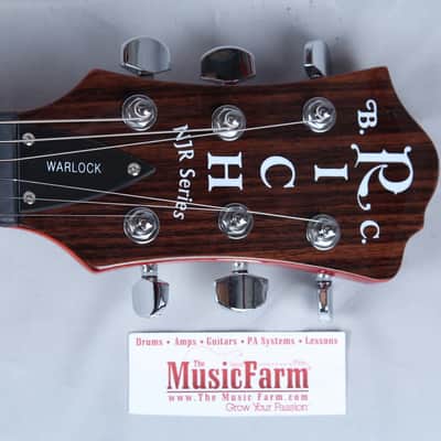 BC Rich NJ Retro Warlock Electric Guitar Sunburst Diamond Inlays Humbucker image 8