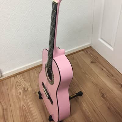Herald Herald HL 34 3/4 Size Classical Guitar Pink image 13