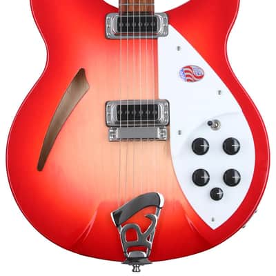 Rickenbacker 330 Thinline Semi-Hollow Electric Guitar - Fireglo image 1