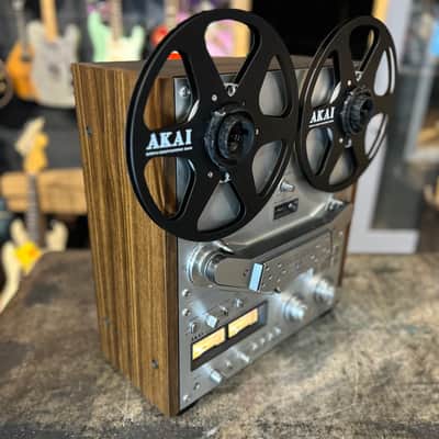 Akai GX-635D Vintage Silverface Reel-to-reel 4-track tape machine image 2