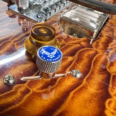 Kinnatone U.S.A.F. Air Force Chrome Switch tip for Blade style switch 3 or 5 way Strat tele image 5