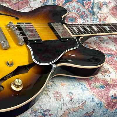 Gibson Memphis Custom '63' Block Inlay 335 2008 - Vintage Sunburst image 14