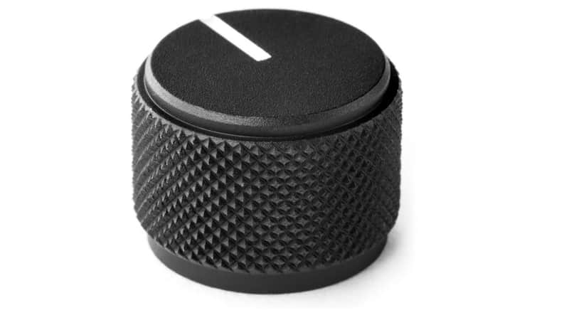 ORIGINAL DUNLOP LARGE KNOB ALUMINUM FOR MXR PEDALS - ECB070 PUSH ON image 1