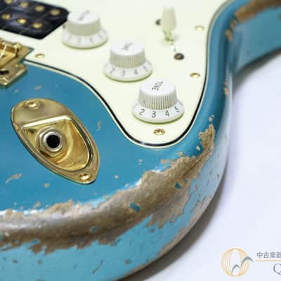 [SALE!!] Xotic XSC-2 Heavy Aged Gold Parts (Ocean Turquoise Metallic) image 9