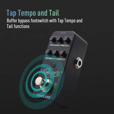 SONICAKE Sonic Ambience Multi Mode Tap Tempo Delay and Reverb Guitar Bass Effects Pedal(U.S. domestic inventory) image 4