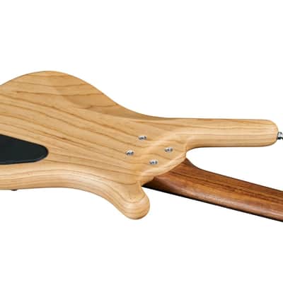 Warwick Pro Series Corvette $$ 5 String Natural Transparent Satin Lefthand GPS1485 90PA ASH FRL image 11