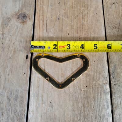 Gibson Flying V2 Pickup Rings NOS 1980s - Gold image 5