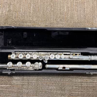 Haynes Amadeus AF680 Flute - Sterling Silver Amadeus Headjoint, Offset G, B-Foot, Excellent Condition image 1